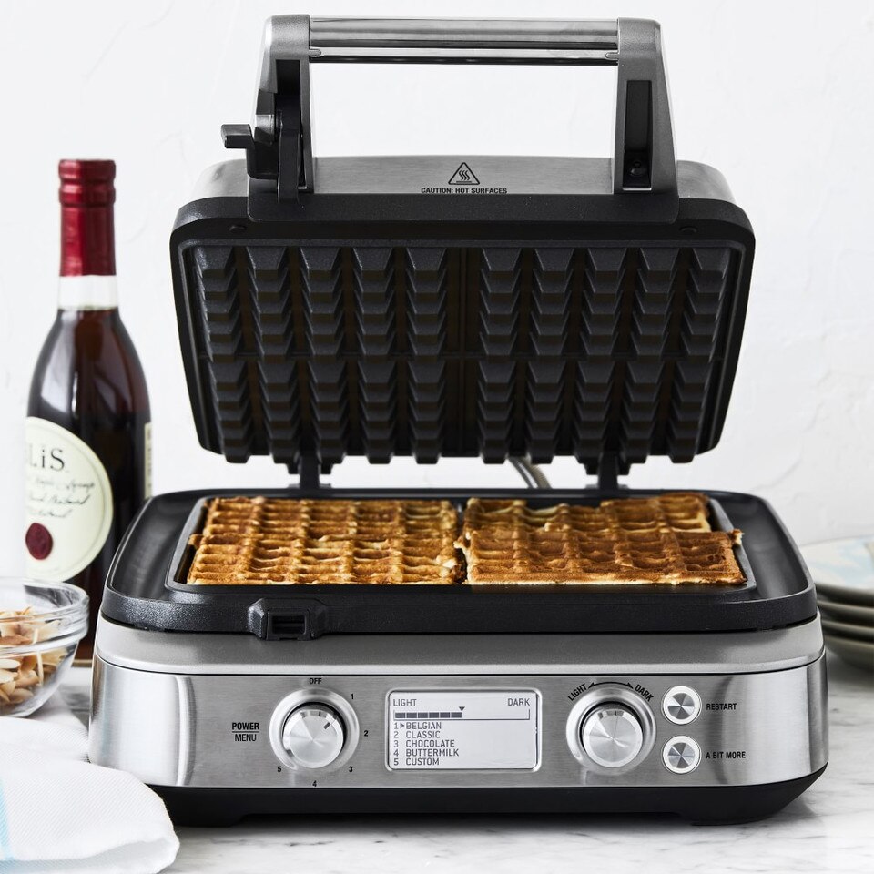 Breville Smart Waffle Maker, 4 Slice Williams Sonoma Australia